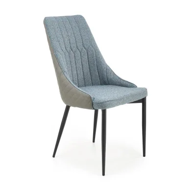 CHAIR K 448, LIGHT GRAY / BLUE